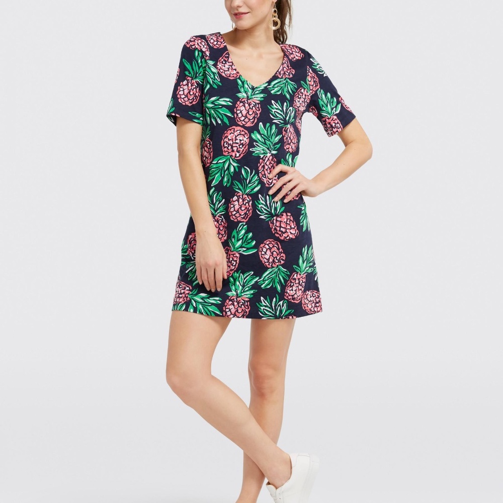 Draper James Pineapple Print Dress